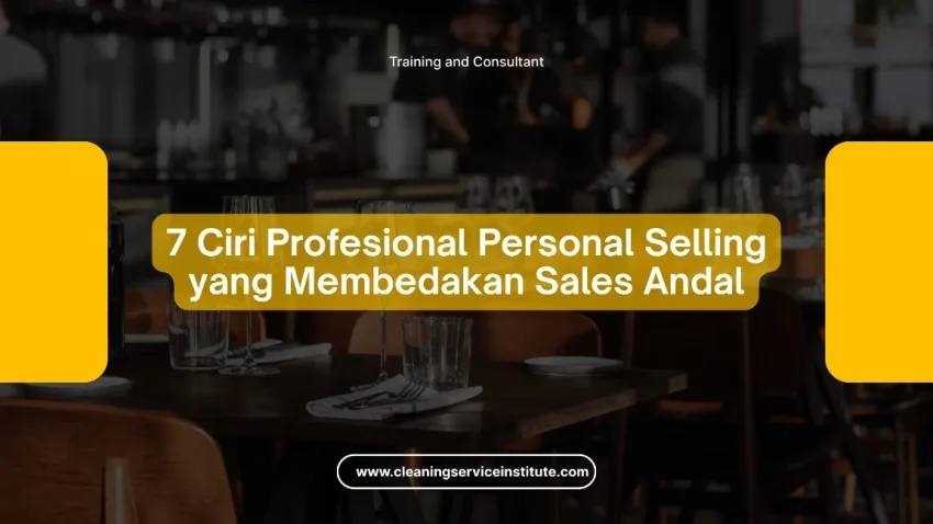 7 ciri utama profesional personal selling