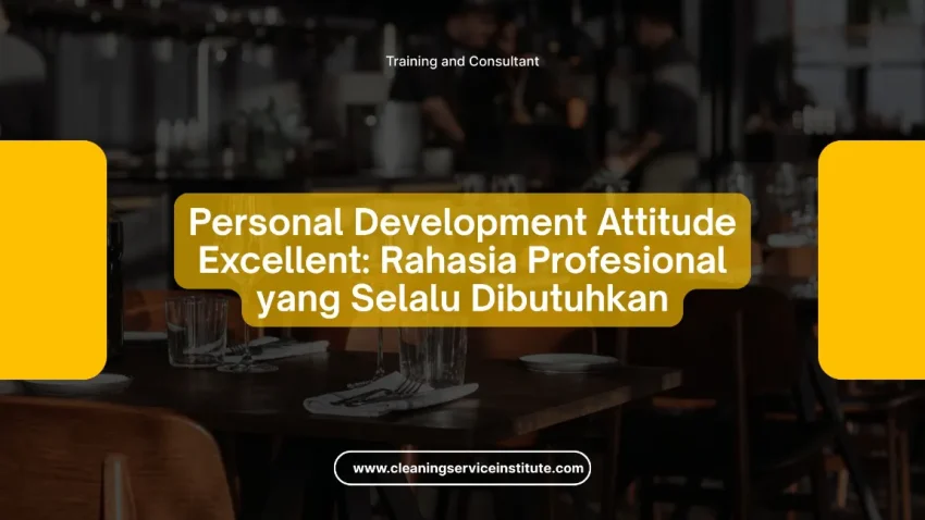Attitude excellent dalam konteks personal development