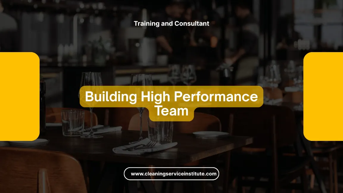 TRAINING CLEANING SERVICE PROBLEM SOLVING