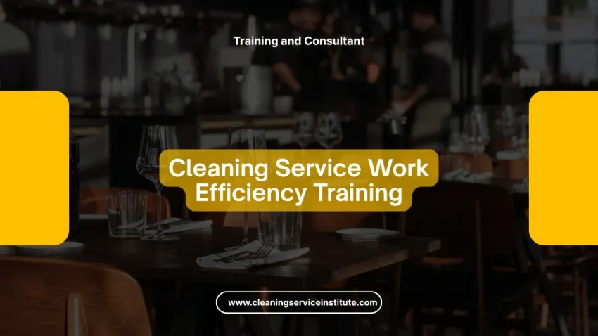 TRAINING CLEANING SERVICE PROBLEM SOLVING