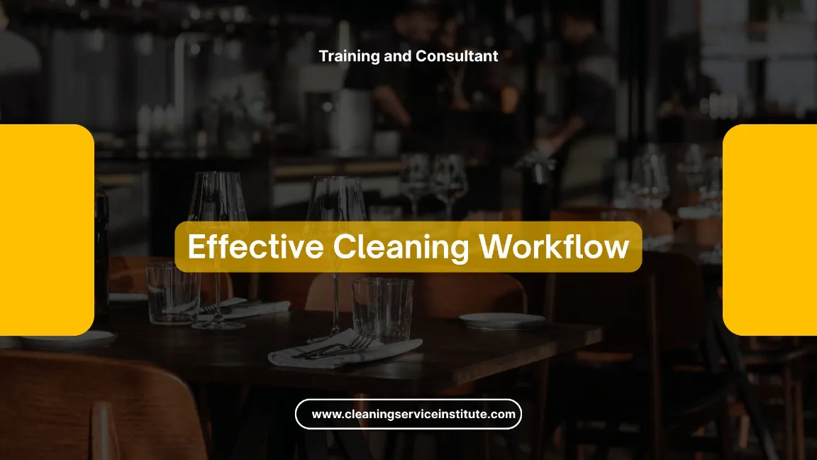TRAINING EFFECTIVE CLEANING WORKFLOW JOGJA