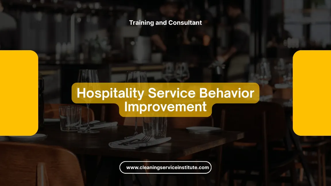 TRAINING HOSPITALITY SERVICE BEHAVIOR IMPROVEMENT JOGJA