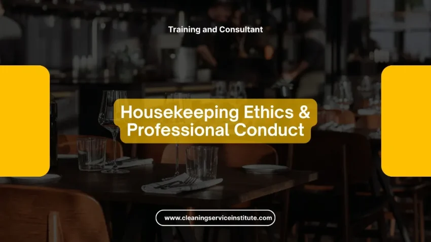 TRAINING HOUSEKEEPING ETHICS JOGJA