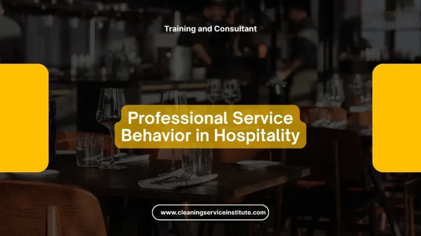 TRAINING PROFESSIONAL SERVICE BEHAVIOR JOGJA