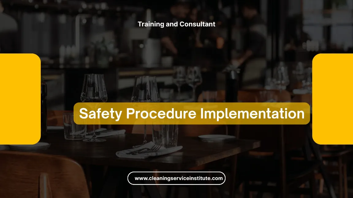 TRAINING CLEANING SERVICE PROBLEM SOLVING