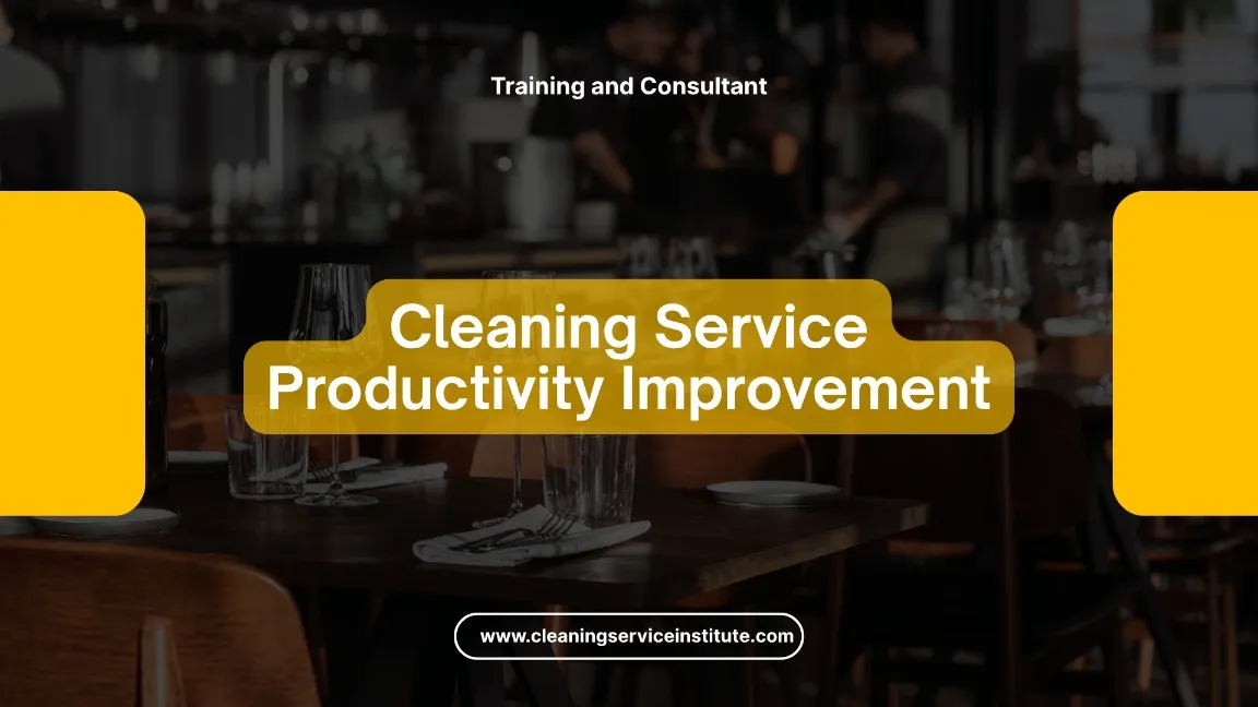 TRAINING CLEANING SERVICE PRODUCTIVITY IMPROVEMENT JOGJA