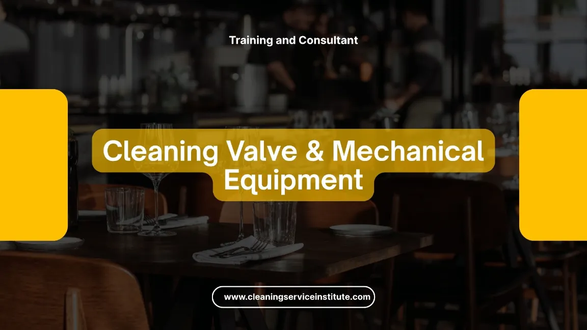 TRAINING CLEANING VALVE DAN MECHANICAL EQUIPMENT JOGJA