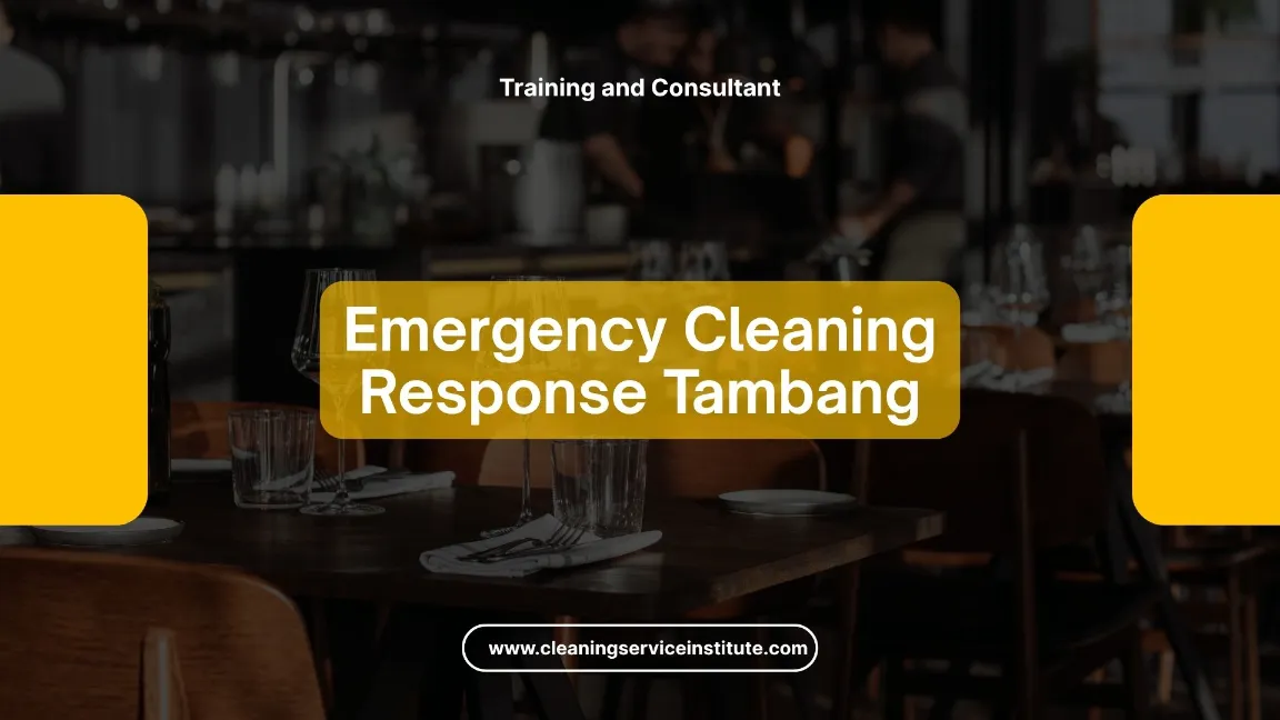 TRAINING EMERGENCY CLEANING RESPONSE JOGJA